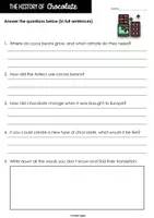 Vorschau - Arbeitsblätter - Reading Comprehension - The History of Chocolate - Seite 2