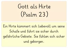 Vorschau - Arbeitsblätter - Bildsprache in Psalmen - Seite 1