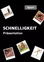 Vorschau - Fördermaterial/Inklusion - Präsentation: Schnelligkeit im Sport – Grundlagen, Einflussfaktoren und Trainingsmethoden als PDF und PowerPoint-Datei - Deckblatt