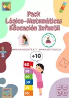 Vista previa - Hojas de trabajo - Pack Lógico-Matemática Educación Infantil - página 1