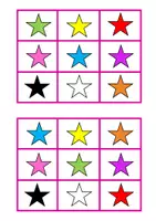 förhandsvisning - Engelska colours bingo ny bild - sida 1