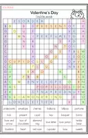 anteprima - Esercizi - Valentine's Day - Word Search - Pagina 2