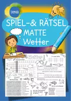 Vorschau - Mal- und Bastelvorlagen - Deutsch - DaZ/DaF: Spiel- & Rätselmatte Wortschatz "Wetter" | daz/daf spiele | daz daf grundschule | Wortschatz nach Themen | Aufgaben für Schnelle | Ich bin fertig Aufgaben | Lückenfüller - Deckblatt