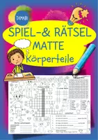 Vorschau - Mal- und Bastelvorlagen - Deutsch - DaZ/DaF: Spiel- & Rätselmatte Wortschatz "Körperteile" | daz/daf spiele | daz daf grundschule | Wortschatz nach Themen | Aufgaben für Schnelle | Ich bin fertig Aufgaben | Lückenfüller - Deckblatt
