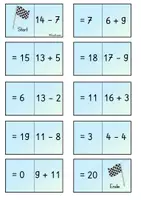 Vorschau - Spiele - Mathe Dominos ZR20 mit und ohne ZÜ - Freiarbeit - Seite 3