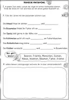 Vorschau - Arbeitsblätter - Heimische Wintervögel Arbeitsblätter und Quiz + Interactive - Seite 3