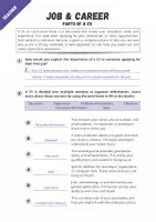 Vorschau - Arbeitsblätter - Job and Career: Parts of a CV - Seite 2