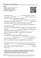Vorschau - Arbeitsblätter - Arbeitsblätter zum Thema "Quagga" + Lösung & MP3 + - Deckblatt