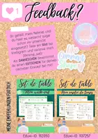 Vorschau - Arbeitsblätter - Set de table: La Saint-Valentin - Seite 2