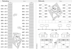 Vorschau - Arbeitsblätter - Wochenheft Mathe 9 (Zahlenraum 1000) - Seite 3