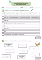 Vorschau - Test - LZK zum Thema "Briefe schreiben" - mit Lösungen - Seite 1