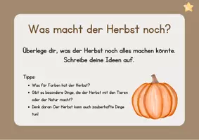 Vorschau - Aufgabenkarten - Differnzierte Aufgaben - Der Herbst steht auf der Leiter - Seite 2