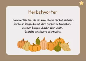 Vorschau - Aufgabenkarten - Differnzierte Aufgaben - Der Herbst steht auf der Leiter - Seite 3
