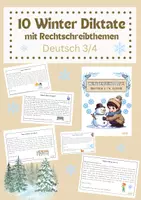 Vorschau - Mal- und Bastelvorlagen - Materialpaket Deutsch Klasse 3/4 - Seite 1