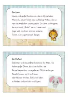 Vorschau - Fördermaterial/Inklusion - Abschreibkartei Tiere ab Klasse 2 - Seite 1