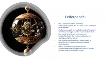 Vorschau - Präsentationen/Tafelbilder - Hertz’scher Dipol, Federpendel & Schwingende Systeme - Präsentation - Seite 1
