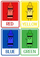 Vista previa - Juegos / Gamificación - The Colors (A6 Flashcards) Magia Didáctica - página 1