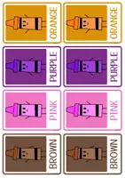 Vista previa - Juegos / Gamificación - The Colors (Flashcards+Memory+Bingo+Crayons) - página 3
