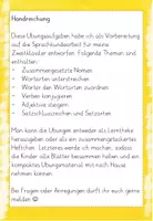 Vorschau - Arbeitsblätter - Übungsheft Sprachkunde - Zusammengesetzte Nomen, Wortarten, Satzarten (Kl. 2) - Seite 2