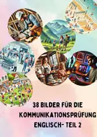 Vorschau - Bildkarten - Bilder für die Kommunikationsprüfung Englisch- Teil 2 - Deckblatt
