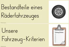 Vorschau - Unterrichtsreihen - Fahrzeuge bauen - Reihentransparenz Klasse 1 - 2 - Seite 3