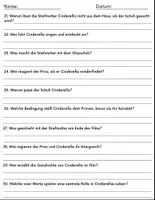 Vorschau - Spiele - Film: "Cinderella (2015)" Fragen + Aktivitäten Rätsel mit Lösungen - Seite 3