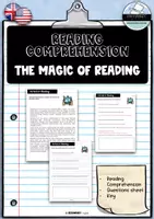 Vorschau - Arbeitsblätter - Reading Comprehension - The Magic of Reading - Deckblatt