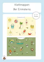 Vorschau - Spiele - Klettmappe 9er Einmaleins Freiarbeit - Deckblatt