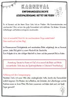 Vorschau - Anderer Materialtyp - Lesespaziergang: Fasching/Karneval - Seite 2