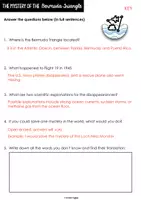 Vorschau - Arbeitsblätter - Reading Comprehension - The Bermuda Triangle - Seite 3