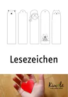 Vorschau - Mal- und Bastelvorlagen - Blanko Lesezeichen und Lesezeichen zum Ausmalen - Deckblatt