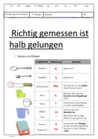 Vorschau - Arbeitsblätter - Messen und Wiegen - Ernährung und Soziales ES - Seite 3