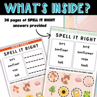 anteprima - Esercizi - Spelling - Schede di lavoro di ortografia in inglese - Pagina 1