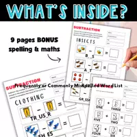 anteprima - Esercizi - Spelling - Schede di lavoro di ortografia in inglese - Pagina 3