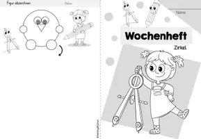 Vorschau - Arbeitsblätter - Zirkel - Seite 1