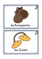Vorschau - Präsentationen/Tafelbilder - Orff-Instrumente Bildkarten – Tafelmaterial - Seite 2