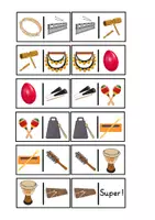 Vorschau - Stationenlernen - Materialpaket Orff-Instrumente Bildkarten, Bingo, Paarsuche, Domino - Seite 3