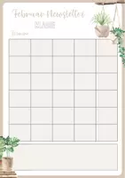Vorschau - Merkblätter - Eltern-Schüler-Newsletter Boho Pflanzen Design - Seite 3