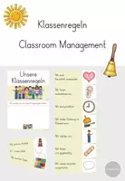 Vorschau - Poster - Klassenregeln - Classroom Management Klasse 1-4 - Deckblatt