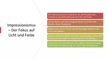 Vorschau - Präsentationen/Tafelbilder - Die Entwicklung der Kunst – Vom Impressionismus zur Abstraktion - Seite 2