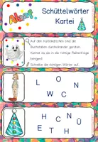 Vorschau - Arbeitsblätter - Schüttelwörter Fasching - Seite 2