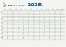 Vista previa - Para docentes: organización, planificación y formación - Planificador anual de Mariposas - página 1