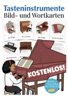 Vista previa - Decoración del aula - Alemán Deutsch Musik Instrumente Tasteninstrumente gratis - Portada