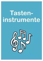Vista previa - Decoración del aula - Alemán Deutsch Musik Instrumente Tasteninstrumente gratis - página 1