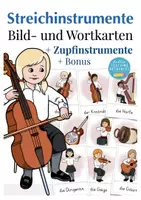 Vorschau - Poster - Musikinstrumente Streichinstrumente und Zupfinstrumente Bildkarten - Deckblatt