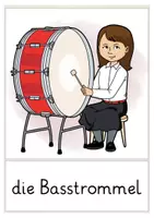 Vorschau - Arbeitsblätter - Bildkarten Musikinstrumente Schlaginstrumente Musik Bildkarten Perkussionsinstrumente - Seite 3