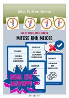 Vorschau - Spiele - Mitose & Meiose (Genetik) - Sag es nicht! - Deckblatt