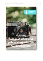 Vorschau - Unterrichtsreihen - Fotografie und Gebrauchsgrafik - Unterrichtsreihe - Seite 1