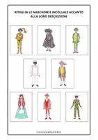 anteprima - Clipart / Immagini originali - MASCHERE DI CARNEVALE taglia e incolla - Pagina 3