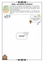 Vorschau - Arbeitsblätter - Materialpaket rundum Kirche damals, heute und meine Verbindung dazu mit Lösung (Klasse 6 7 8) - Seite 3